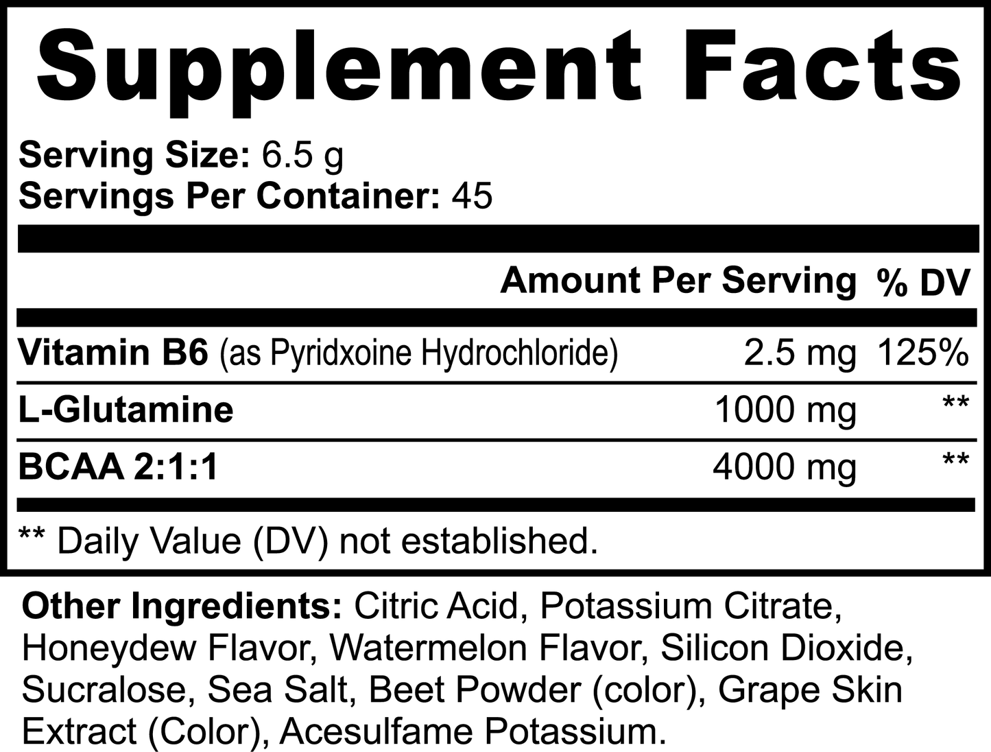 RESTORE BCAA Post Workout Powder (Honeydew/Watermelon)