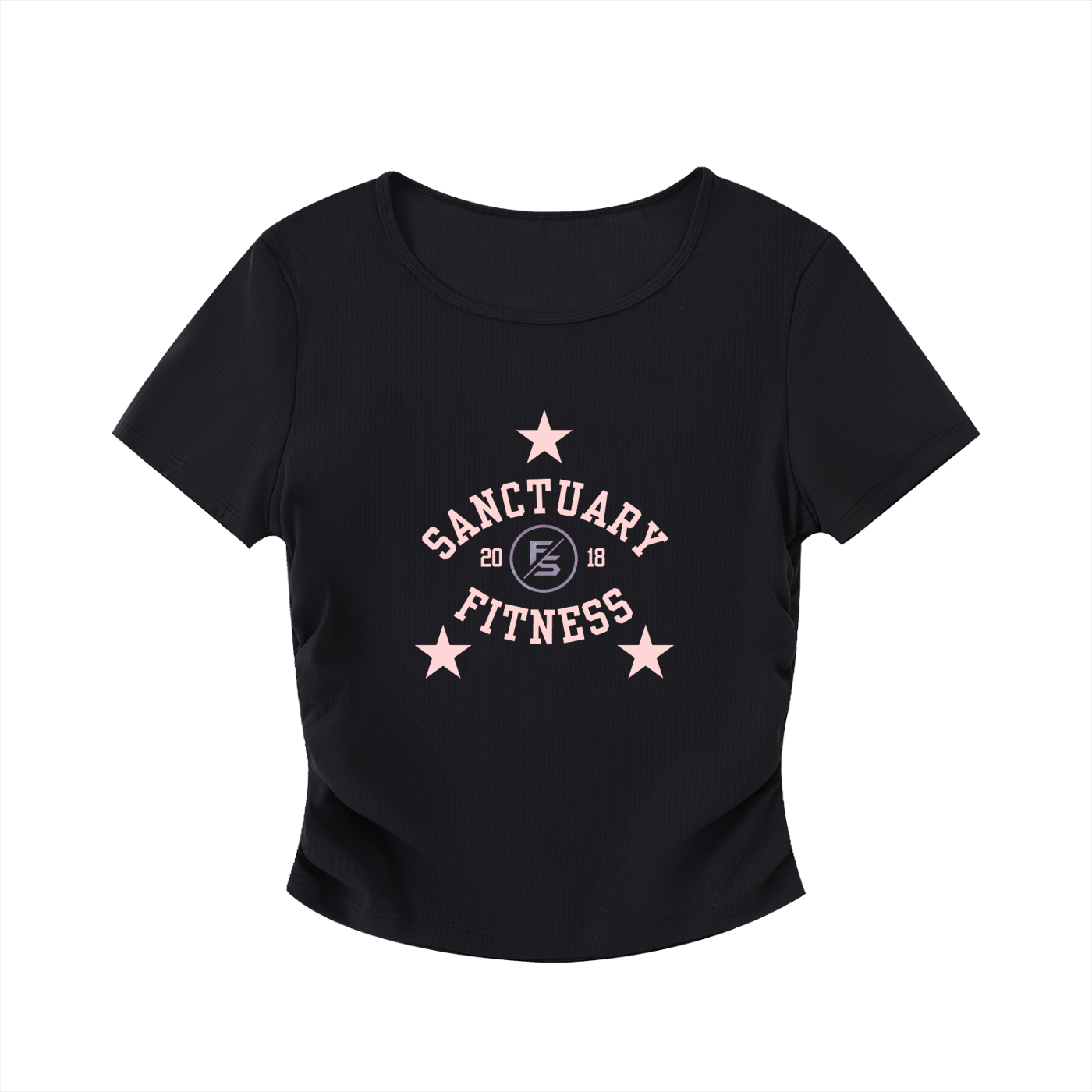 Ruched Bodycon Crop Top