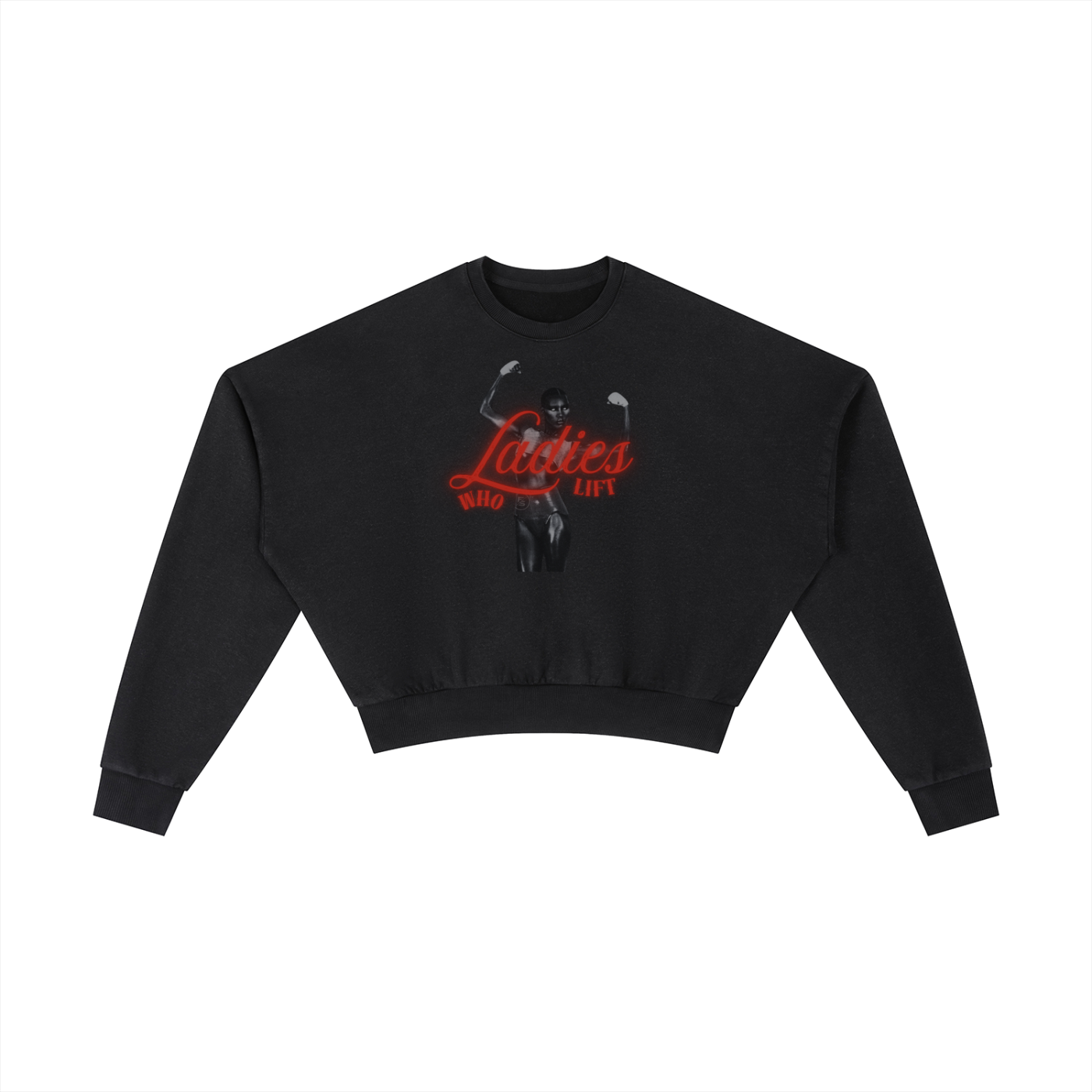 Vintage Washed Cropped Sweatshirt