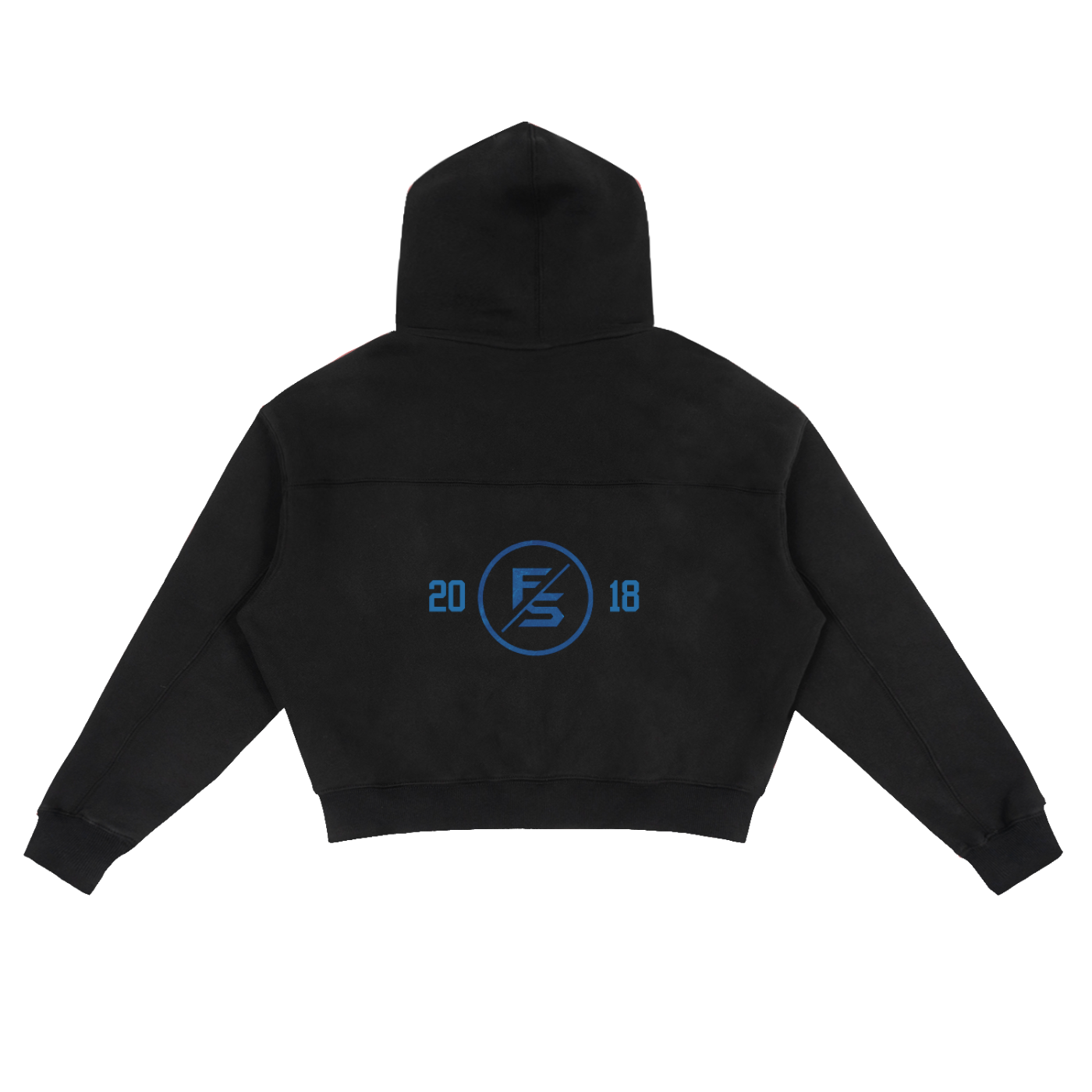 Fleece Zip-Up Boxy Hoodie