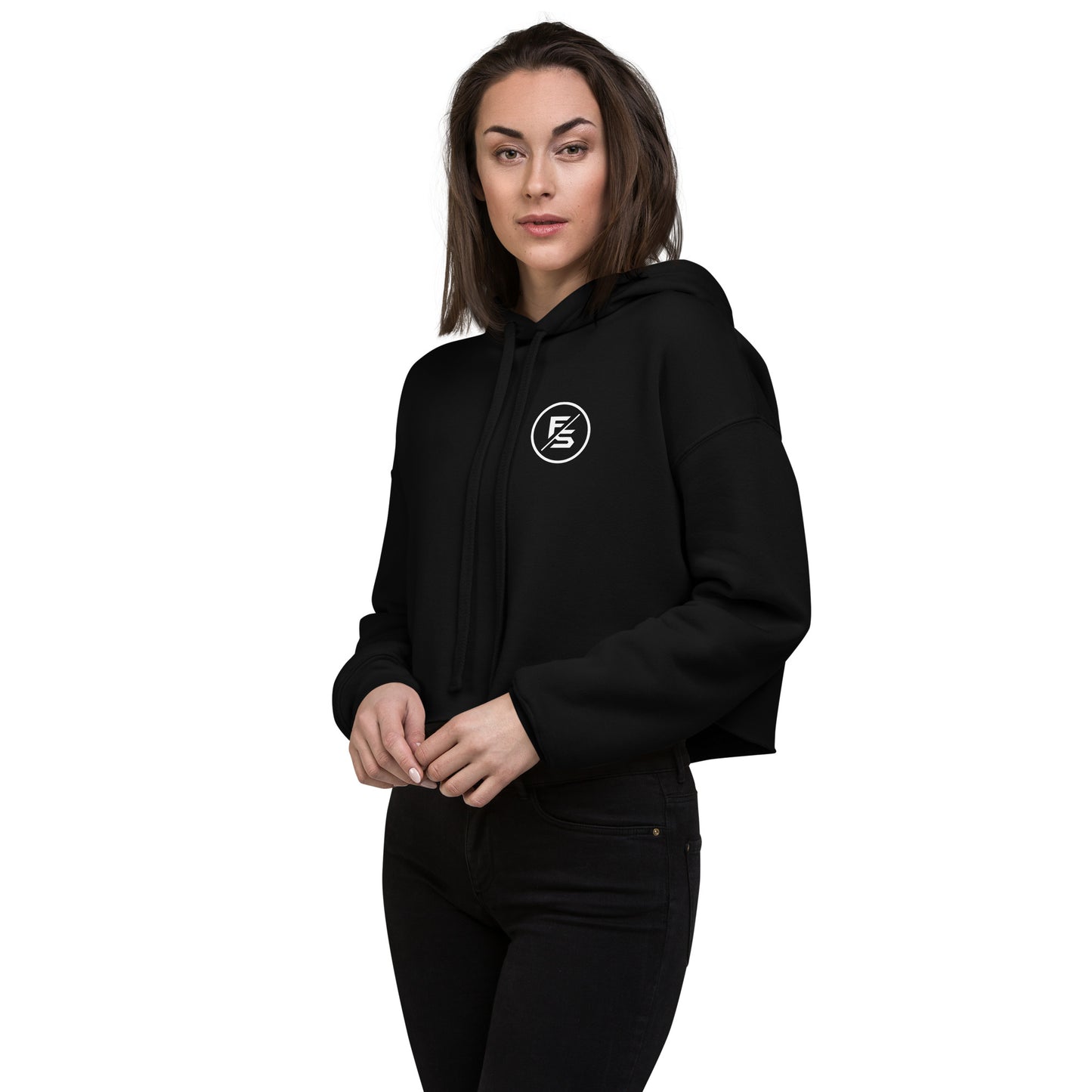 Fitness Sanctuary Crop Hoodie