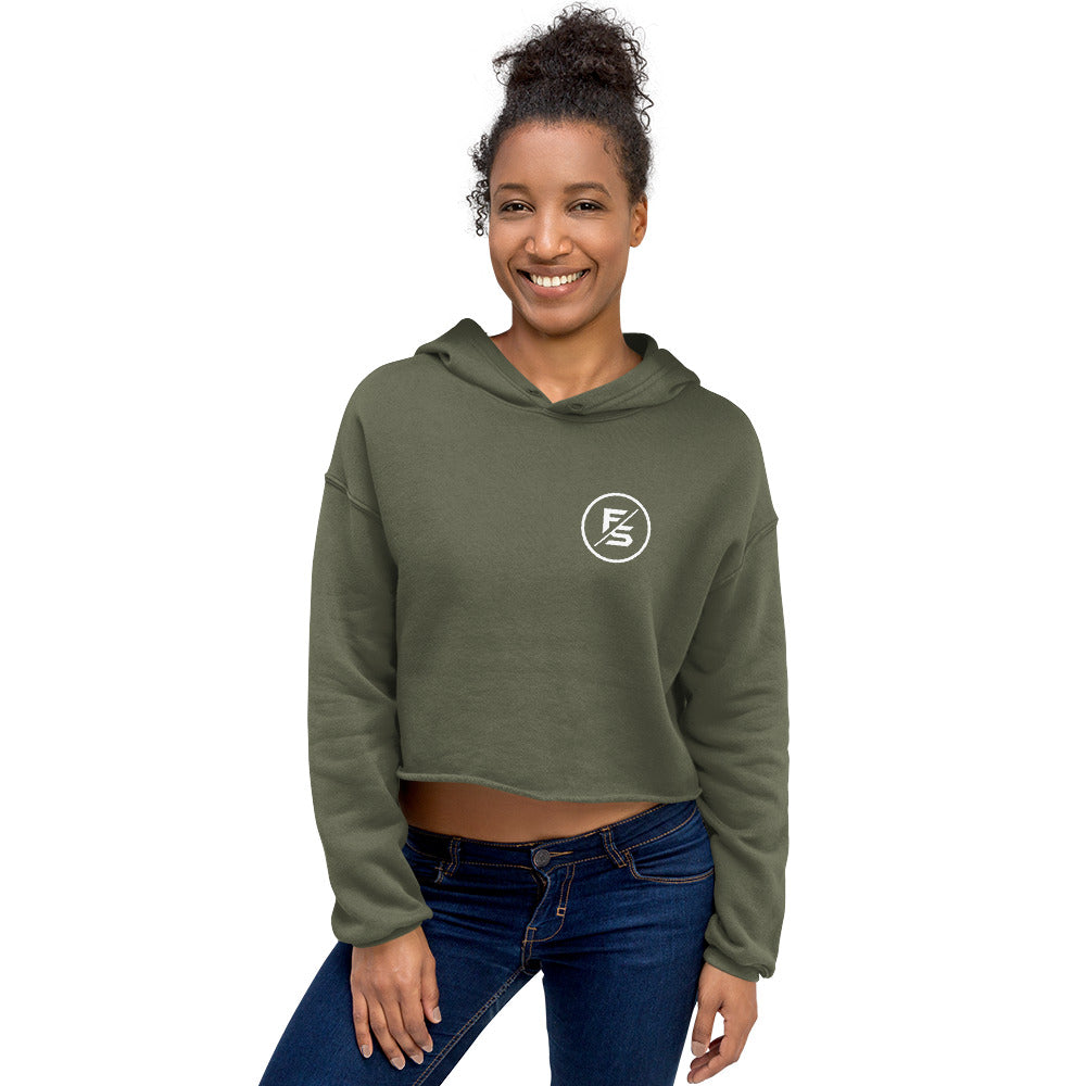 Fitness Sanctuary Crop Hoodie