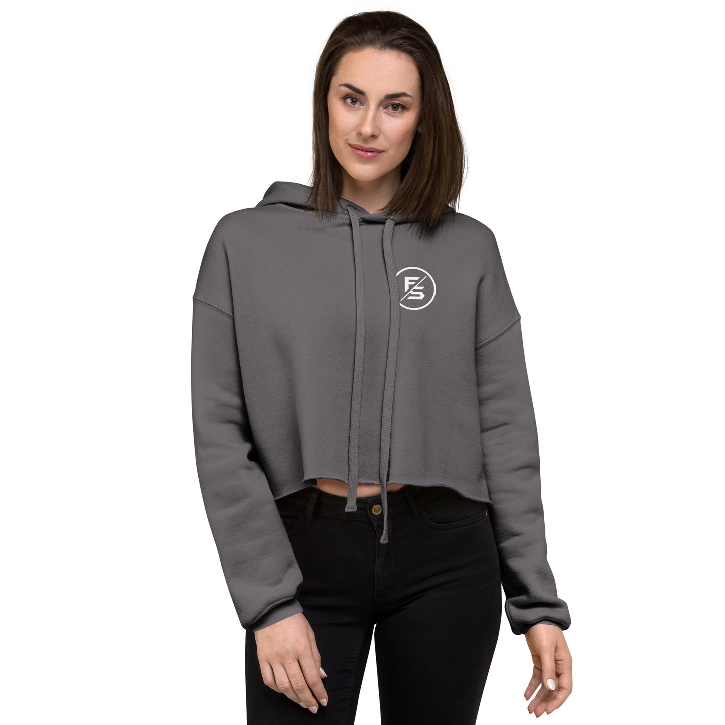 Fitness Sanctuary Crop Hoodie